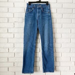 Vintage Lee 26 Mom Jeans 80's 90's Trendy Denim High Rise Classic American Retro